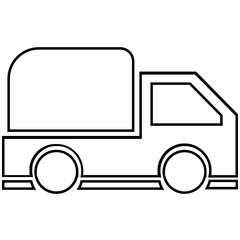 vector truck icon