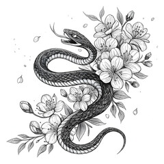 Obraz premium dragon on a black background