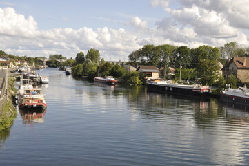 confluence of the Seine and the Loing