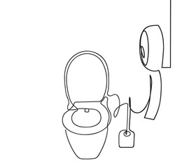 Black lime art toilet