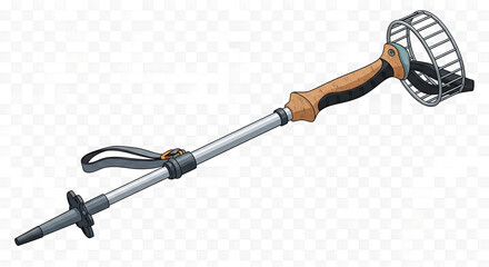 Trekking pole used for hiking