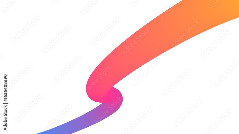 Poster fluid wave elements of colorful squiggly designs.vector graphic pattern with wavy lines in bright co