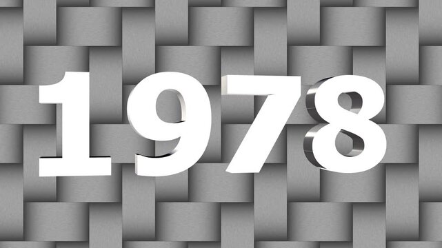 "1978  New Year Countdown Motion Graphic Animation in 4K"