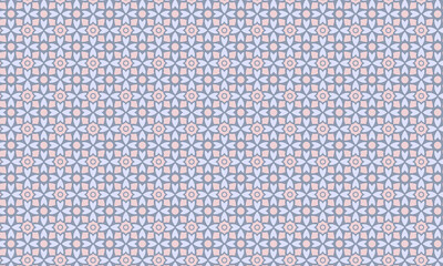 Traditional Seamless Batik Pattern with Floral Motifs