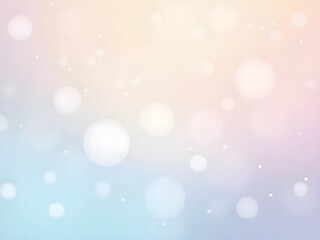 Obraz premium Dreamy pastel bokeh background with soft light and ethereal glow perfect for adding a touch of magic to your creative projects or elegant designs