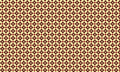 Seamless Traditional Batik Pattern with Geometric Motifs