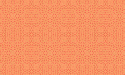 Fototapeta premium Decorative Batik Pattern with Floral and Geometric Symmetry