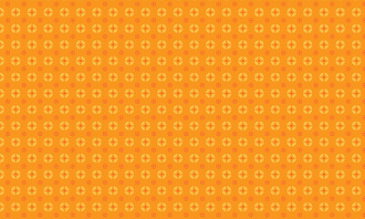 Minimalist Floral Batik Pattern with Circular Symmetry