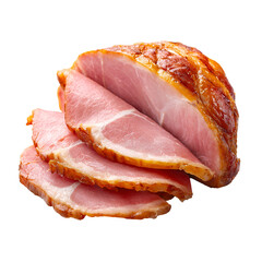 Delicious Sliced Smoked Ham Ready to Eat