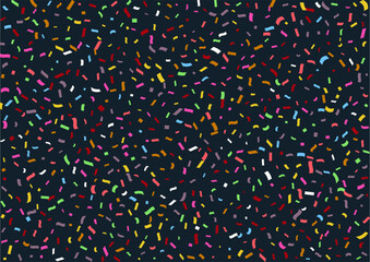 Celebration background with colourful confetti design 