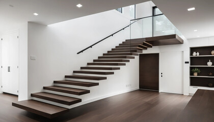 staircase in a modern house