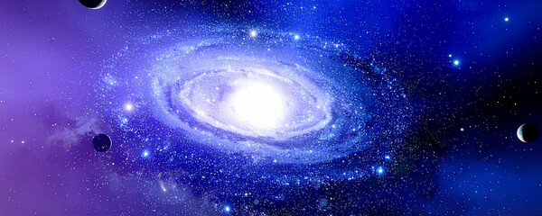 宇宙空間の神秘的なグラデーション/美しい背景/グラフィック/デザイン/サムネイル/テクスチャ/素材/綺麗
