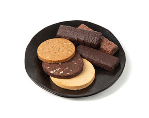 Protein bar and cookie set, different energy paleo snacks, various healthy cereal flapjacks