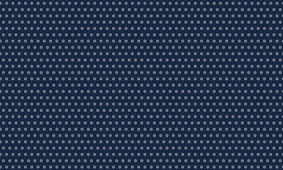 Seamless Traditional Batik Pattern with Floral Star Motifs