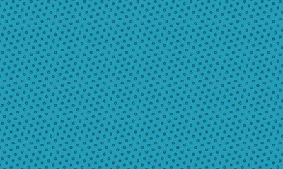 Seamless Traditional Batik Pattern with Floral Star Motifs