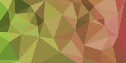 Obraz premium abstract background consisting of triangles, polygon gradient background illustration. ポリゴンデザイン幾何学背景