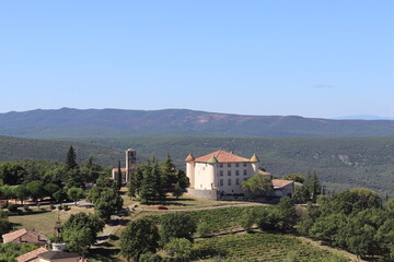 Fototapeta premium The pitoresque town of Aiguines, Verdon in southern France.