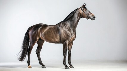 Obraz premium Horse on studio background