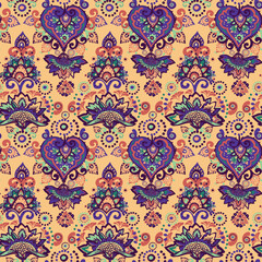 Vintage pattern for fabric 