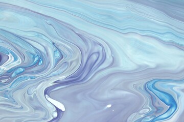 Abstract Classic Blue Marbled background, fluid paint art, wavy wallpaper, marbling texture, blue...