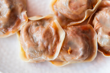 kimchee dumplings