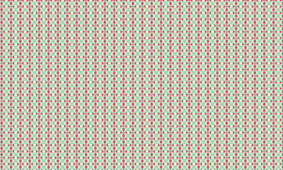 Colorful Geometric Batik Pattern with Symmetrical Motifs