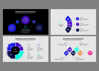 Watercolor Infographic Presentation