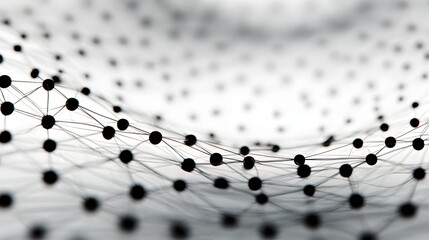 Abstract black and white network design.