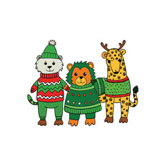 Fototapeta premium christmas tree with toys