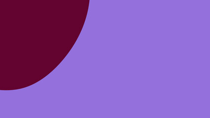 A clean, modern abstract design featuring a deep purple curved shape against a soft lilac background.