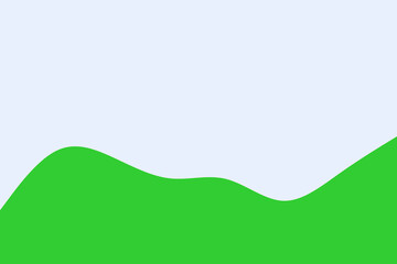 Abstract green hills landscape illustration, perfect for websites, presentations, and digital projects needing a nature-inspired design element.