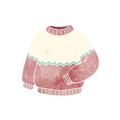 Cozy Sweater Autumn Fashion Vector