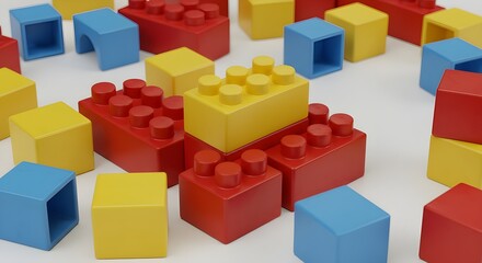 Obraz premium Chewy Fun: Colorful Teething Toys for Little Ones