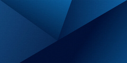 Obraz premium Black dark navy blue silver abstract pattern background. Geometric shape. Line triangle angle fold polygon diamond 3D. Color gradient ombre. Rough grain noise. Light shadow.