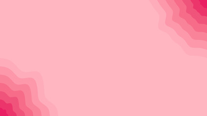 Abstract pink background featuring soft, flowing gradients and layered wavy shapes, creating a modern and minimalist design with ample copy space.