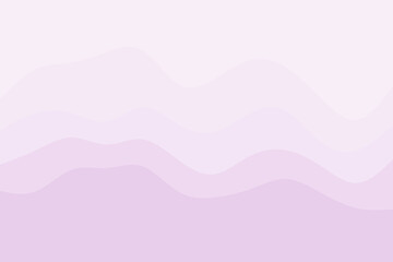 An elegant abstract background features soft, undulating waves in delicate shades of lavender and white, creating a serene and modern gradient design.