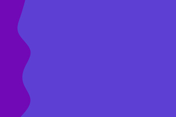A modern and vibrant abstract background featuring a dynamic wavy purple gradient on the left, contrasting with a solid blue-violet area, perfect for digital designs.