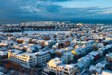 Reykjavik, capital city of Iceland, europe