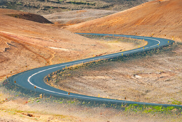 Namaskard or Hverarönd.
Námaskarð is a narrow geothermal pass between the mountains Námafjall...