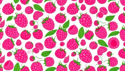 Raspberry pattern background