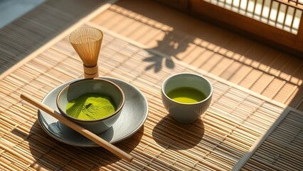 Mindful Tea Ceremony Setting