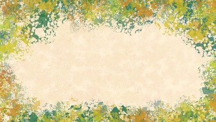 Light Cream Green Watercolor Texture.