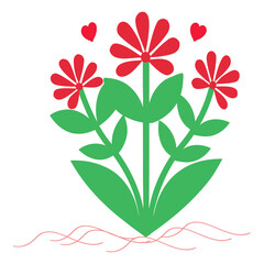 A beautiful wild flower design