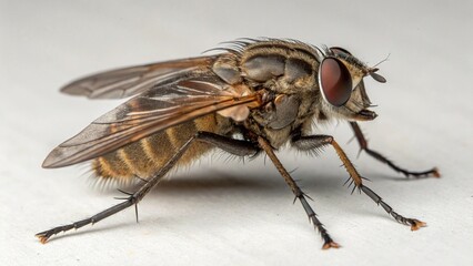 Horsefly on studio background