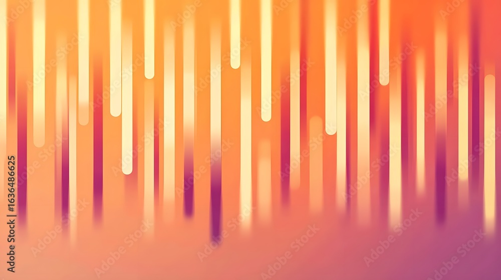 Aufkleber abstract design with vertical lines and soft color gradients.