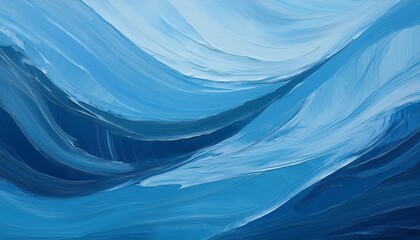 abstract ocean beach paint background creative abstract water blue sea wave painted background wallpaper texture modern art generative ai