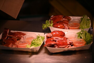 Kuching, Malaysia - August 8, 2025: The Kuching Festival Food Street Fair