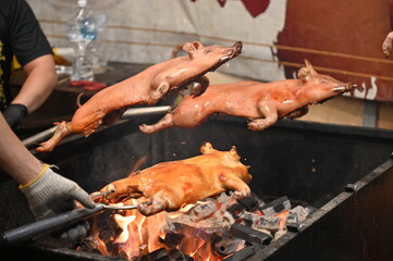Kuching, Malaysia - August 8, 2025: The Kuching Festival Food Street Fair