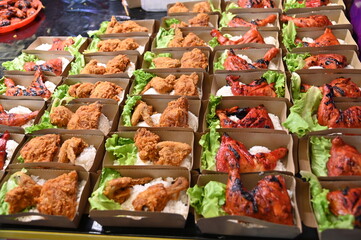 Kuching, Malaysia - August 8, 2025: The Kuching Festival Food Street Fair