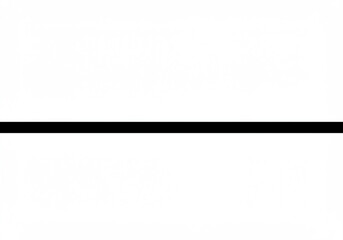 Vector art of simple black horizontal line isolated on white background for design use
